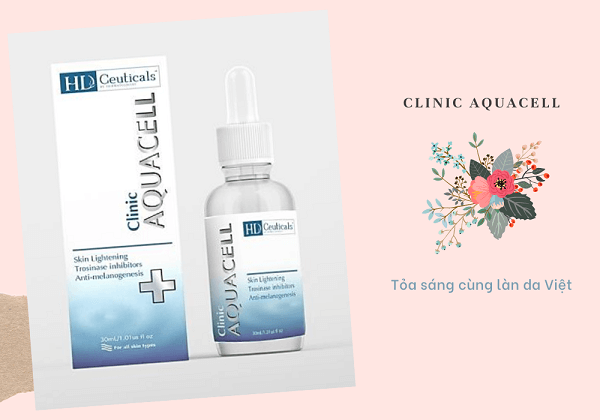 HD Ceuticals Clinic Aquacell vừa dưỡng da mềm mịn vừa chống lão hóa HD Ceuticals Clinic Aquacell vừa dưỡng da mềm mịn vừa chống lão hóa
