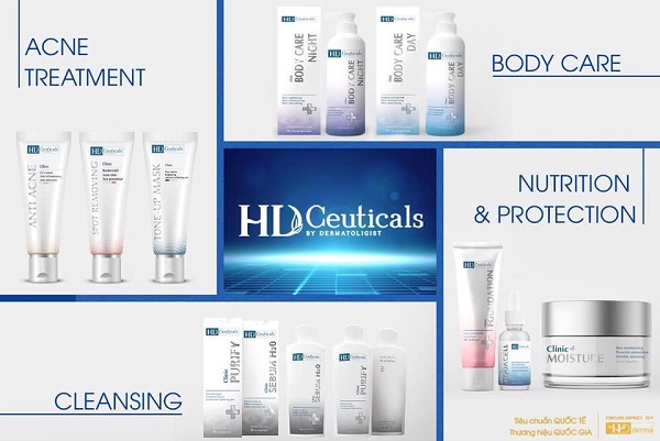 HD Derma nổi tiếng với những dòng mỹ phẩm mang tính đặc trị cho từng làn da riêng biệt HD Derma nổi tiếng với những dòng mỹ phẩm mang tính đặc trị cho từng làn da riêng biệt