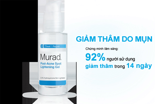Sản phẩm được chứng minh lâm sàng sẽ cho kết quả trị thâm mụn trong vòng 2 tuần Sản phẩm được chứng minh lâm sàng sẽ cho kết quả trị thâm mụn trong vòng 2 tuần