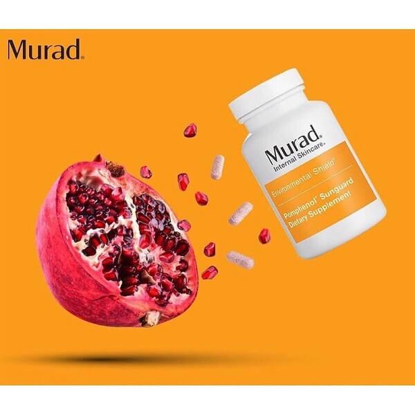 Murad Pomphenol Sunguard Dietary Supplement được chiết xuất 100% từ hạt Lựu
