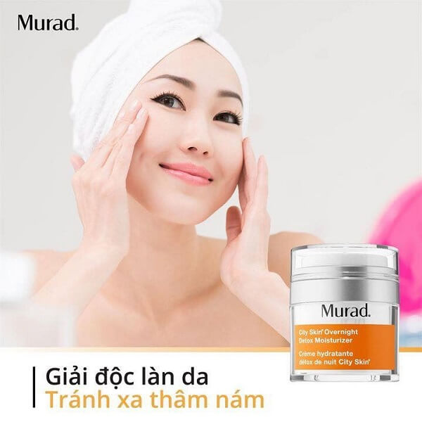 Review Murad City Skin Overnight Detox Moisturizer về công dụng