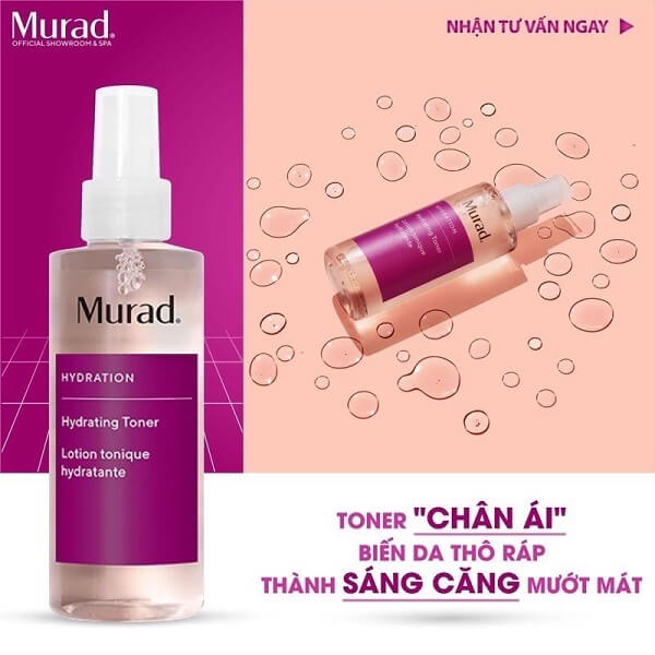 Murad Hydrating Toner dành cho những làn da thô ráp, sần sùi và thiếu ẩm