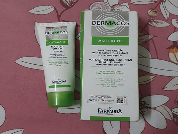 Review kem trị mụn Dermacos Anti-acne Matting Cream chi tiết