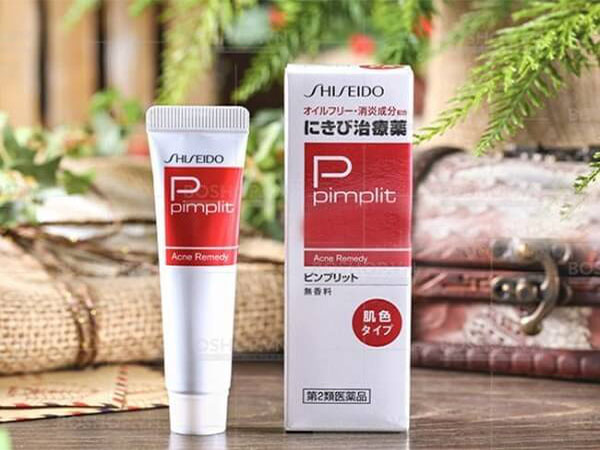 Shiseido Pimplit sản xuất công nghệ hiện đại với các thành phần trị mụn cao cấp