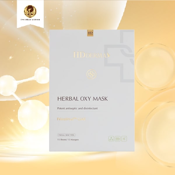 Herbal Oxy Mask mặt nạ oxy tươi tái tạo da hiệu quả