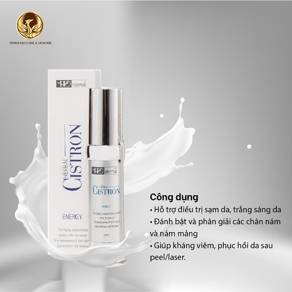 Cistron là mỹ phẩm đầu tiên và duy nhất tại Việt Nam có chứa Tranexamic acid