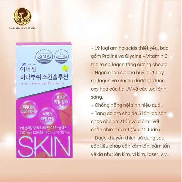 Thanh Hải Clinic & Skincare phân phối viên uống chống nắng đẹp da Honeybush