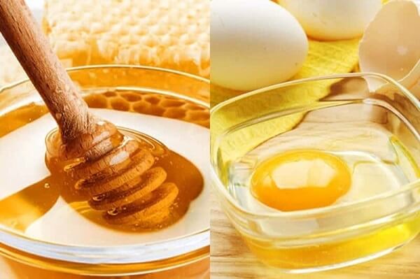 Kết hợp trứng gà với mật ong