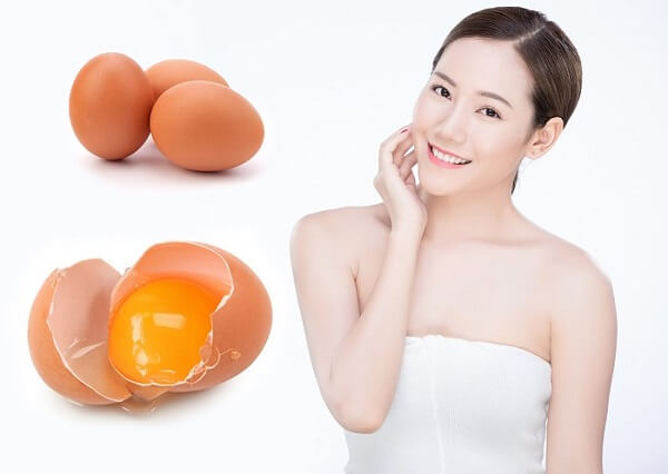 Trứng gà có tác dụng làm đẹp, dưỡng da và trị mụn