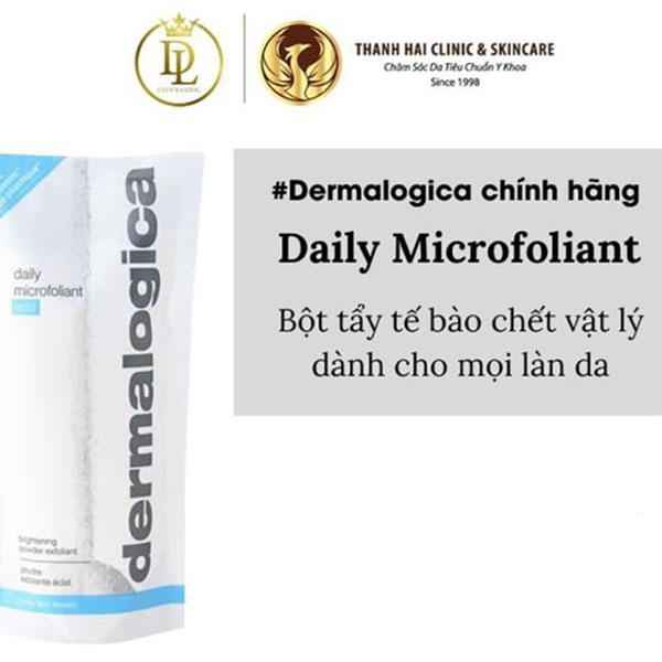 Bột tẩy da chết Daily Microfoliant dạng gói refill giúp làm sạch da, lấy lại tông màu